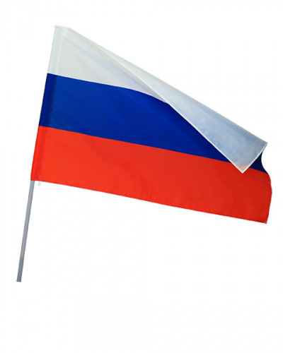 Флаг России с древком 150см